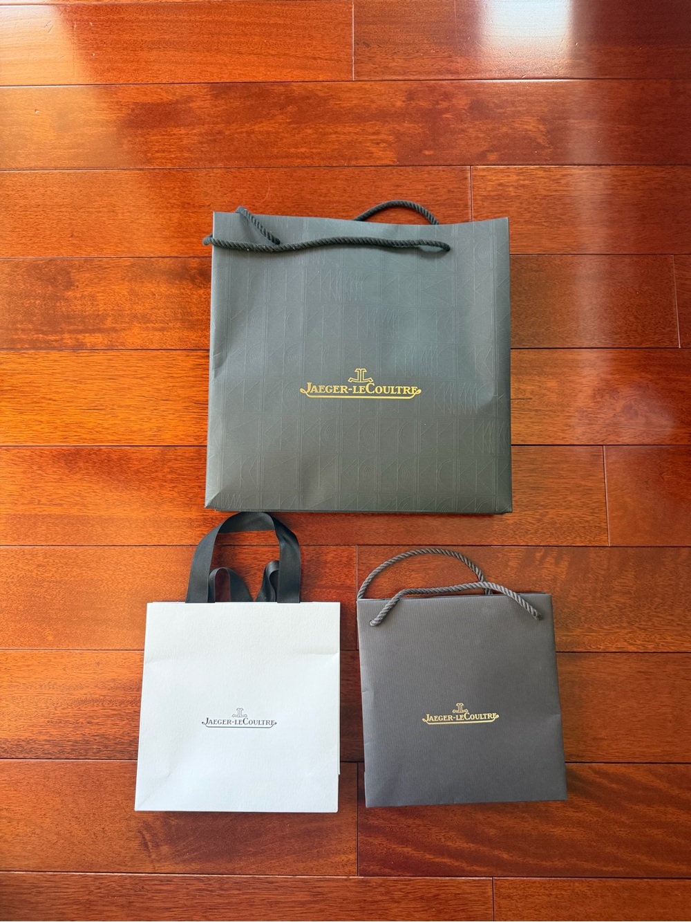 Jaeger-Le Coultre Men’s Black Luxury Watch Shopping/Gift Bag